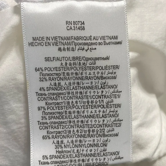 BCBGMaxAzria Adoree Ruffle Back Blazer Off White Ivory Gardenia XS NWOT - Picture 9 of 13